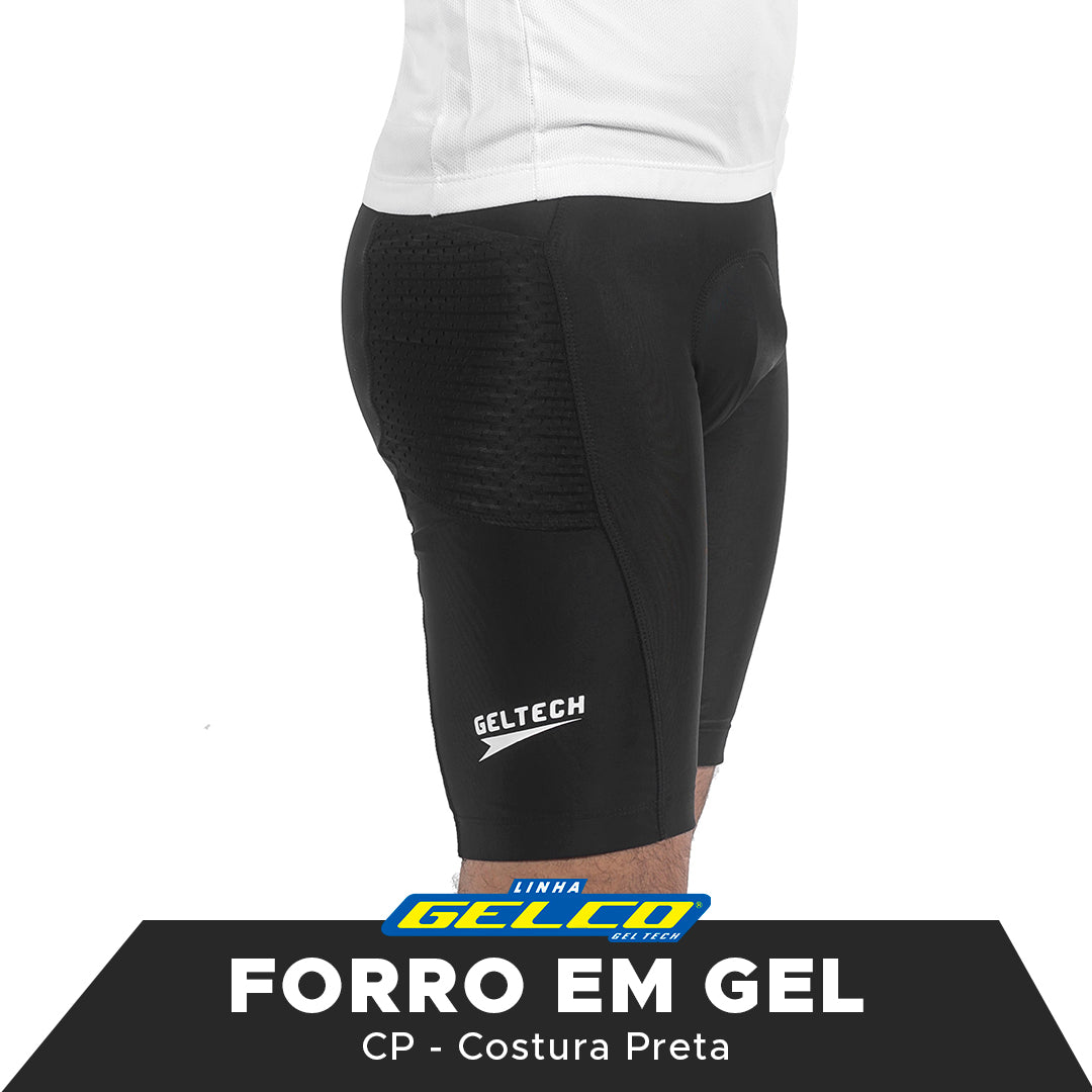 Bermuda para Ciclismo Gelco com Forro 100% Gel - CP