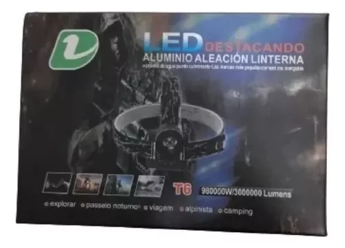 Lanterna Led Destacando Aluminio T6 30000 Lumens Favorito