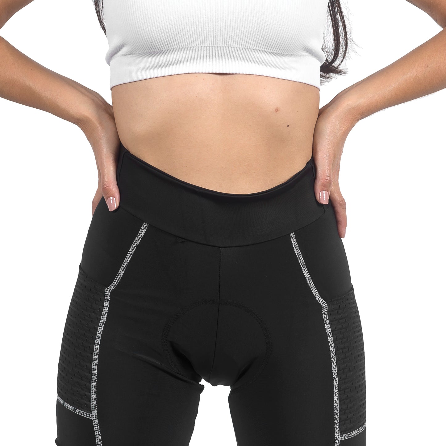 CALÇA FEMININA CICLISMO FORRO IMPORTADO STRAVA FLEX SPORTS CB BIKE