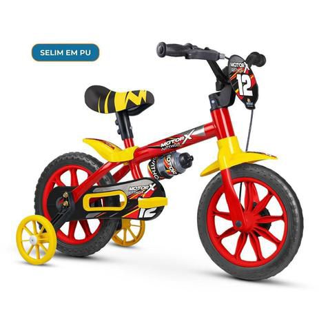 Bicicleta Infantil Motor X Aro 12 Vermelho - Nathor