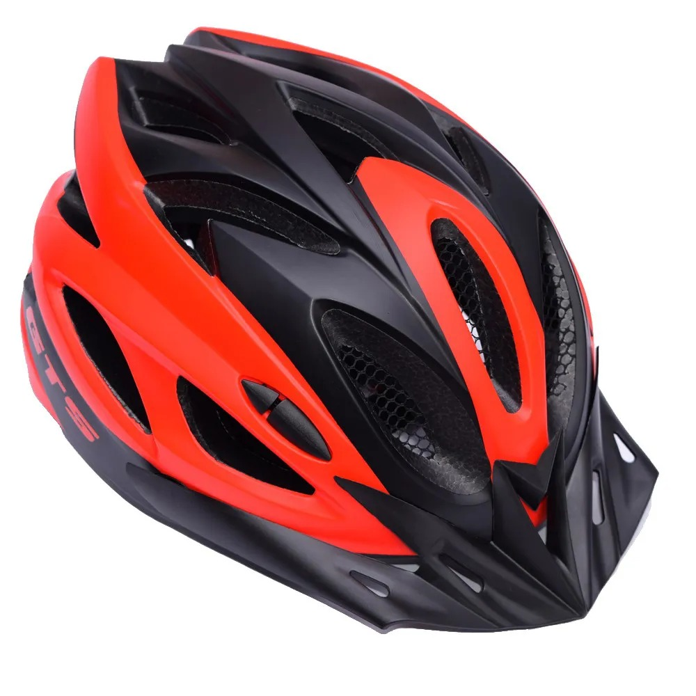 Capacete Ciclismo GTS Vista Light Preto e Vermelho