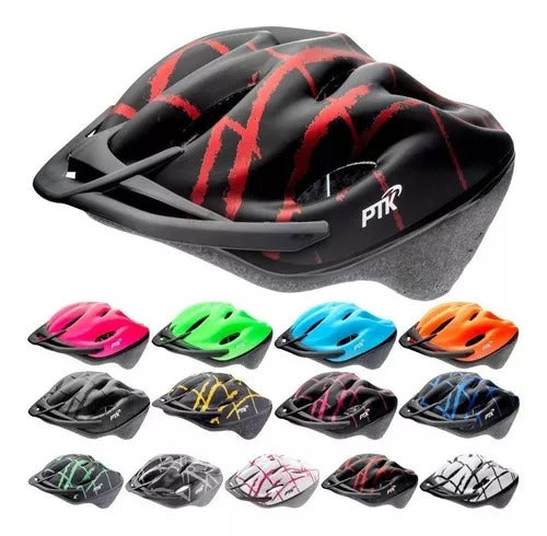 CAPACETE CICLISMO PODIUM FOSCO PTK ADULTO MTB C/ REGULAGEM