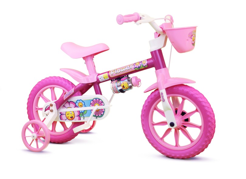 Bicicleta Infantil Flower Aro 12 - Nathor