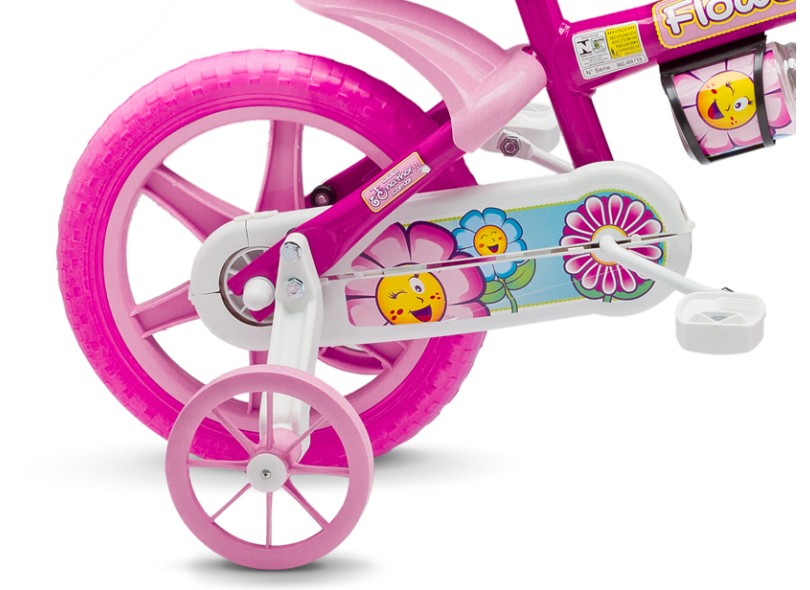 Bicicleta Infantil Flower Aro 12 - Nathor