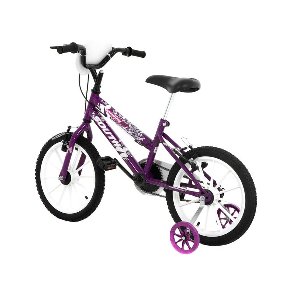 Bicicleta Infantil Aro 16 Aço Cissa Violeta - South Bike