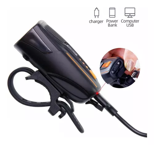 Farol Automático Para Bicicleta Com Sensor Bike Usb C - Jws