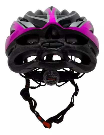 Capacete Ciclismo Com Led Element Outmold Rosa