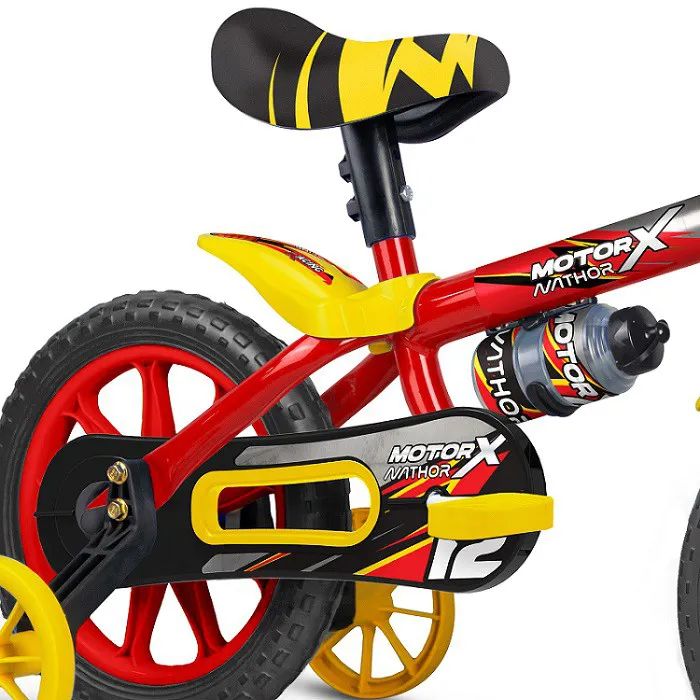 Bicicleta Infantil Motor X Aro 12 Vermelho - Nathor