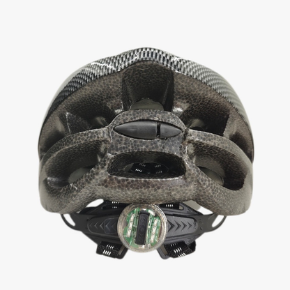 CAPACETE BIKE ADULTO - CARBON - CINZA - DOUBLE