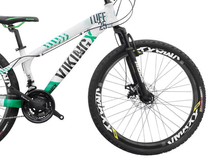 Bicicleta Aro 26 VikingX Tuff, Branco - 21 Marchas