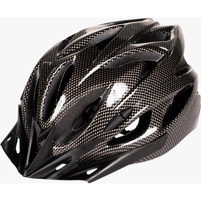 CAPACETE BIKE ADULTO - CARBON - CINZA - DOUBLE