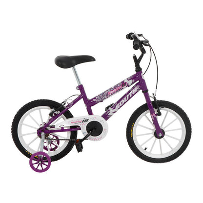 Bicicleta Infantil Aro 16 Aço Cissa Violeta - South Bike