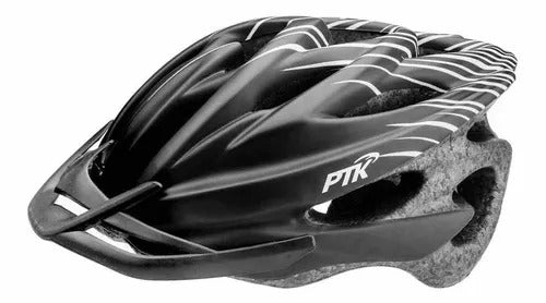 Capacete Ciclismo Runner Fosco PTK ADULTO MTB C/ Regulagem