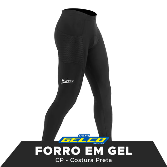 CALÇA CICLISMO FORRO 100% GEL GELTECH GELCO CP BIKE