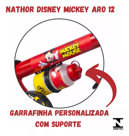 Bicicleta Infantil Aro 12 Mickey Mouse - Nathor