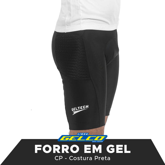 BERMUDA CICLISMO FORRO 100% GEL GELTECH GELCO CP BIKE