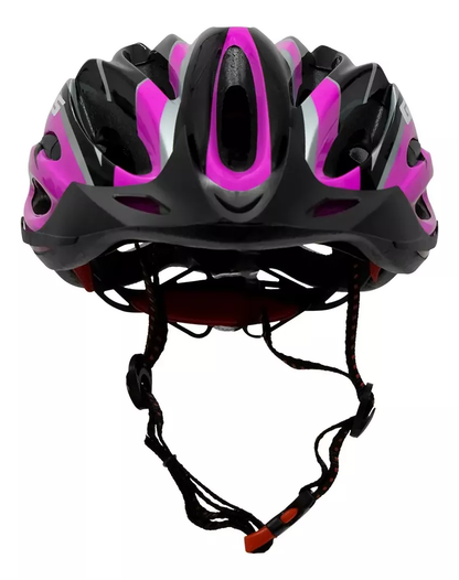 Capacete Ciclismo Com Led Element Outmold Rosa