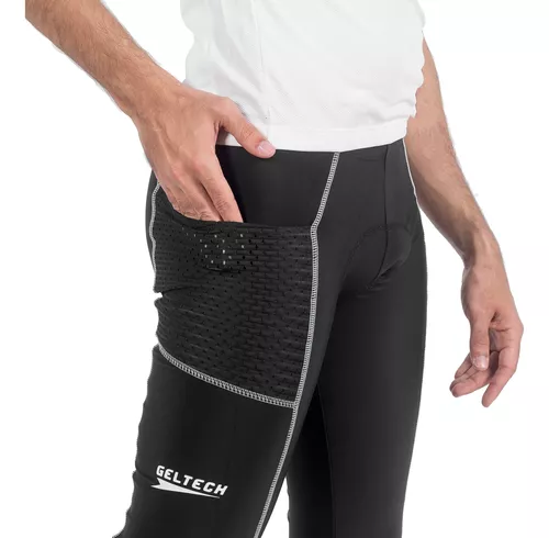 Calça Ciclismo Masculino Forro 100% Gel Geltech Gelco Cb Bik