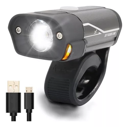 Farol Lanterna Jy 263 Bike Recarregável Usb Jyx Led L2 Jws