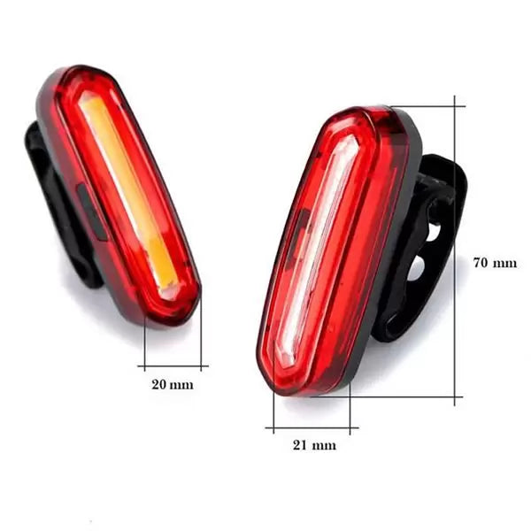 Lanterna Traseira Bike Led Recarregável Top