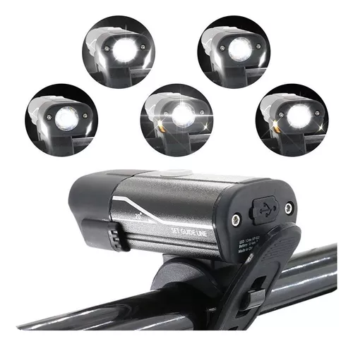 Farol Lanterna Jy 263 Bike Recarregável Usb Jyx Led L2 Jws