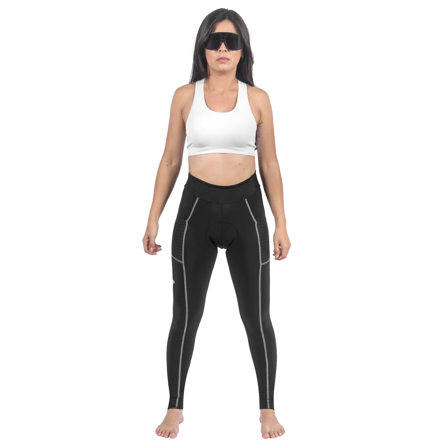 CALÇA FEMININA CICLISMO FORRO IMPORTADO STRAVA FLEX SPORTS CB BIKE