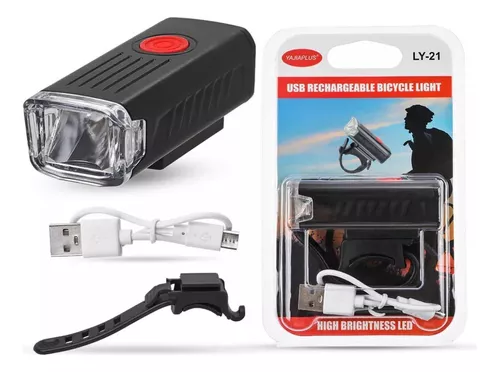 Farol De Bike Recarregável Usb Led Ly-21