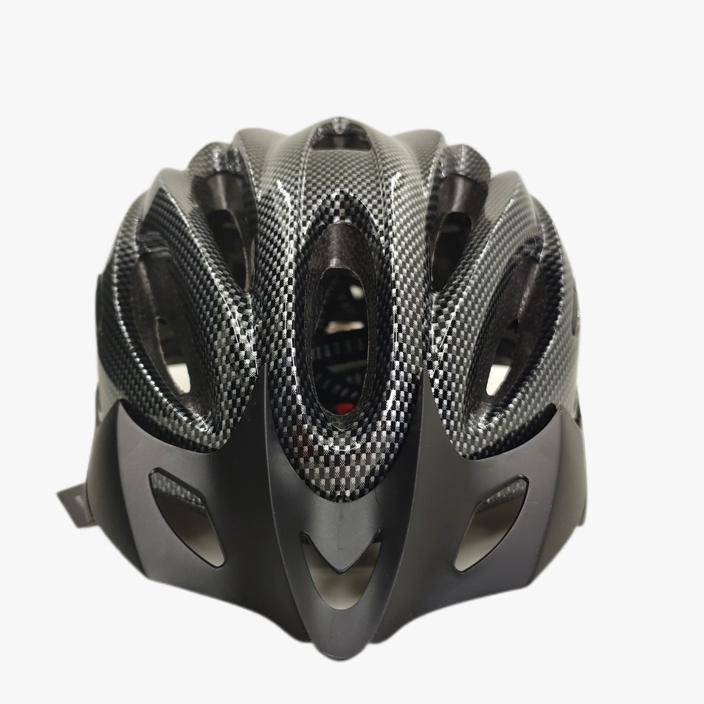 CAPACETE BIKE ADULTO - CARBON - CINZA - DOUBLE